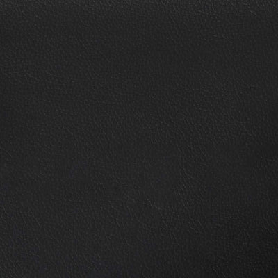 Musta hierova nojatuoli jalkatuella Taryn (keinonahka)