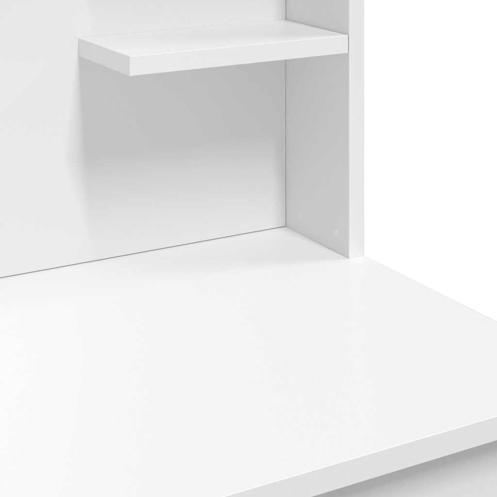 Valkoinen peilipöytä led-valoilla Valadea 96x40x142cm