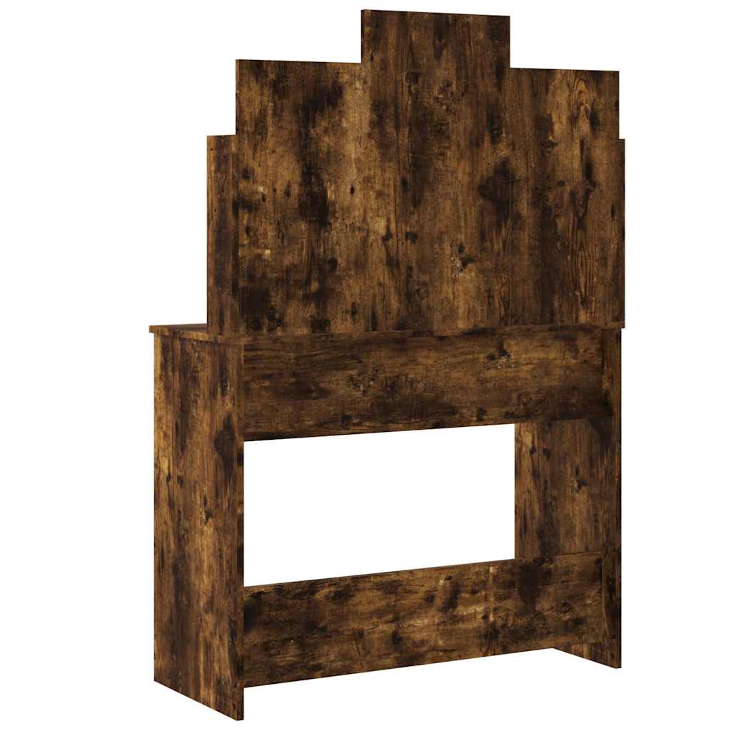 Savutammi peilipöytä led-valoilla Valadea 96x40x142cm