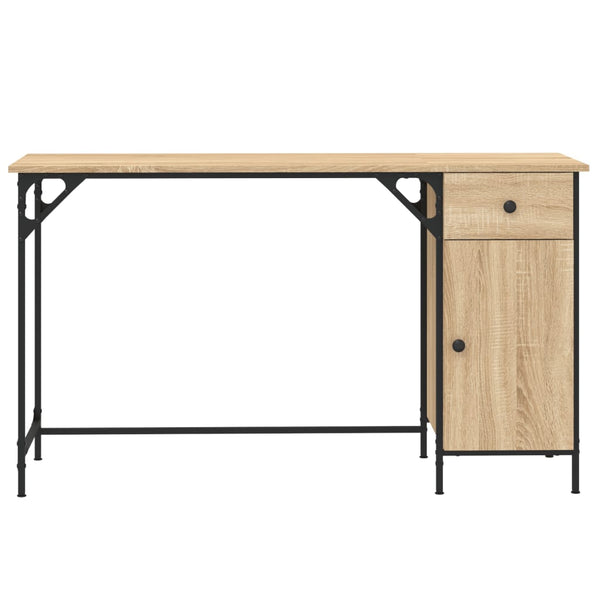 Työpöytä Sonoma-tammi 131x48x75 cm tekninen puu
