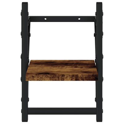 Seinähyllyt tangoilla 2 kpl savutammi 20x25x30 cm