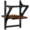 Seinähyllyt tangoilla 2 kpl savutammi 20x25x30 cm