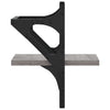 Seinähyllyt tangoilla 2 kpl harmaa Sonoma 20x25x30 cm