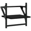 Seinähyllyt tangoilla 2 kpl musta 30x25x30 cm
