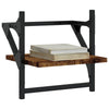 Seinähyllyt tangoilla 2 kpl savutammi 30x25x30 cm