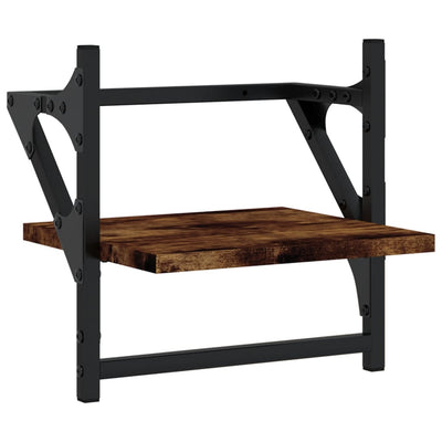 Seinähyllyt tangoilla 2 kpl savutammi 30x25x30 cm