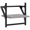 Seinähyllyt tangoilla 2 kpl harmaa Sonoma 30x25x30 cm