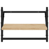 Seinähyllyt tangoilla 2 kpl Sonoma-tammi 40x25x30 cm