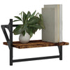 Seinähyllyt tangoilla 2 kpl savutammi 40x25x30 cm
