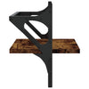 Seinähyllyt tangoilla 2 kpl savutammi 40x25x30 cm
