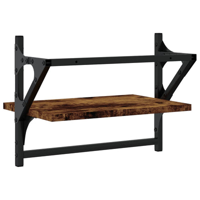 Seinähyllyt tangoilla 2 kpl savutammi 40x25x30 cm