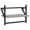 Seinähyllyt tangoilla 2 kpl harmaa Sonoma 40x25x30 cm