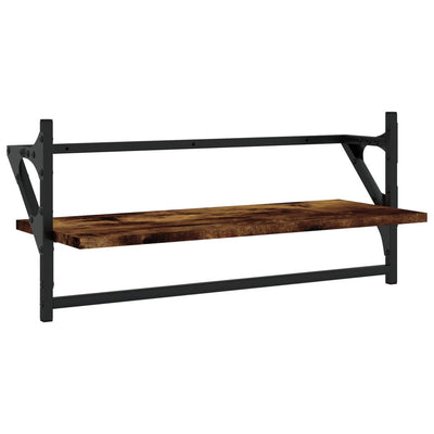 Seinähyllyt tangoilla 2 kpl savutammi 65x25x30 cm