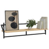 Seinähyllyt tangoilla 2 kpl Sonoma-tammi 100x25x30 cm