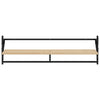 Seinähyllyt tangoilla 2 kpl Sonoma-tammi 100x25x30 cm