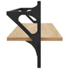Seinähyllyt tangoilla 2 kpl Sonoma-tammi 100x25x30 cm