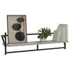 Seinähyllyt tangoilla 2 kpl harmaa Sonoma 100x25x30 cm