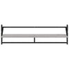 Seinähyllyt tangoilla 2 kpl harmaa Sonoma 100x25x30 cm