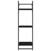 Musta seinähyllyt tangoilla 3 kerrosta Bunescu 30x25x100cm (2 kpl)