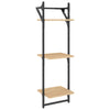 Seinähyllyt tangoilla 3 tasoa 2 kpl Sonoma-tammi 30x25x100 cm