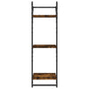 Seinähyllyt tangoilla 3 tasoa 2 kpl savutammi 30x25x100 cm