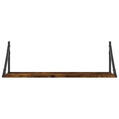 Seinähyllyt 2 kpl savutammi 80x25x25,5 cm tekninen puu