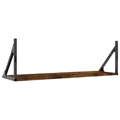 Seinähyllyt 2 kpl savutammi 80x25x25,5 cm tekninen puu