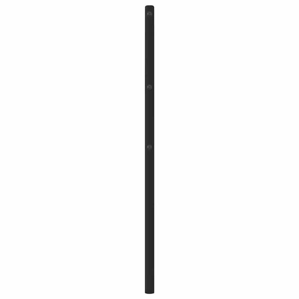 Metallinen vaihtopääty musta 135 cm