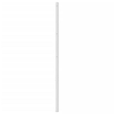 Metallinen sängynpääty valkoinen 193 cm