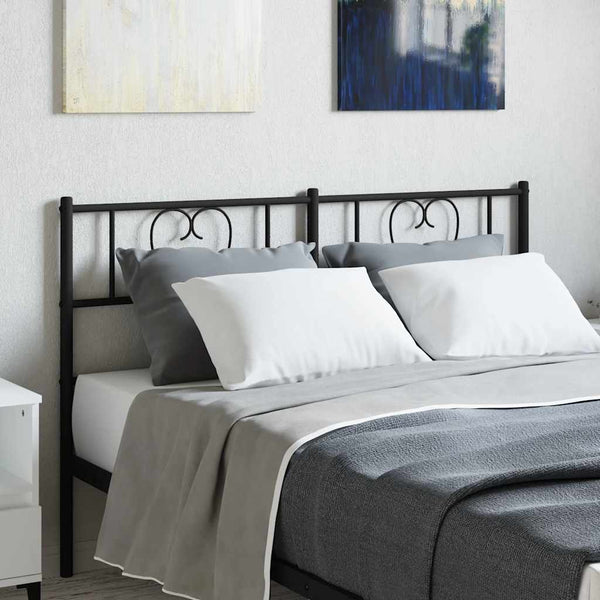 Metallinen vaihtopääty musta 140 cm