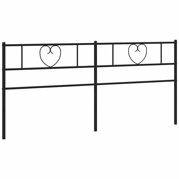 Metallinen vaihtopääty musta 180 cm