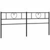 Metallinen vaihtopääty musta 180 cm