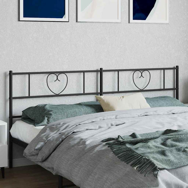 Metallinen vaihtopääty musta 180 cm