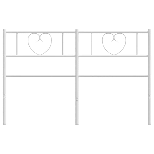 Metallinen vaihtopääty valkoinen 140 cm