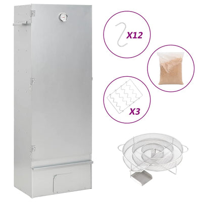 Bbq savustinuuni Etusa (kylmäsavustingeneraattorilla galvanoitu teräs)