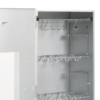 Bbq savustinuuni Eflalia (kylmäsavustingeneraattorilla galvanoitu teräs)