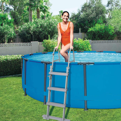 Bestway Flowclear 4-askelmaiset uima-altaan turvaportaat 122 cm