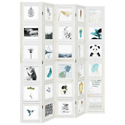 Valkoinen paneelinen tilanjakaja Marika (keisaripuu)