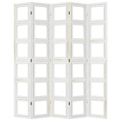 Valkoinen paneelinen tilanjakaja Marika (keisaripuu)