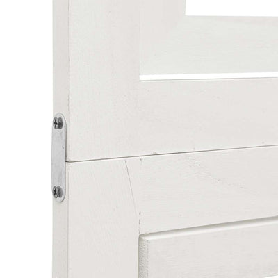 Valkoinen paneelinen tilanjakaja Marika (keisaripuu)