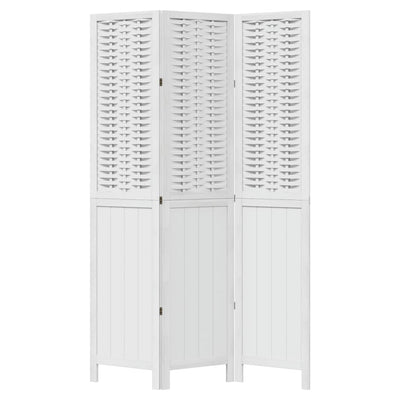 Valkoinen paneelinen tilanjakaja Amiticai (keisaripuu)