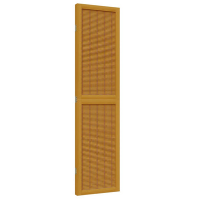 Ruskea paneelinen tilanjakaja Marinita 3- (keisaripuu)