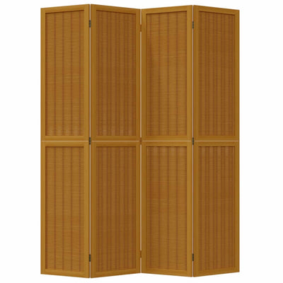 Ruskea paneelinen tilanjakaja Marinita 4- (keisaripuu)