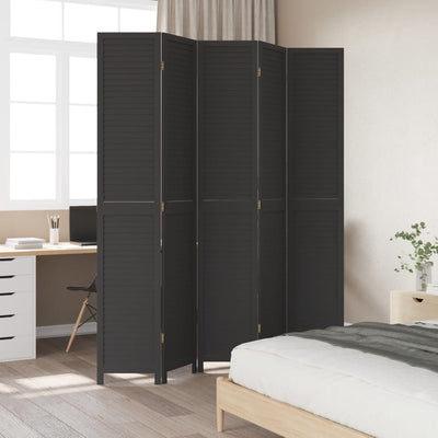 Musta 5-paneelinen tilanjakaja Taft (keisaripuu)