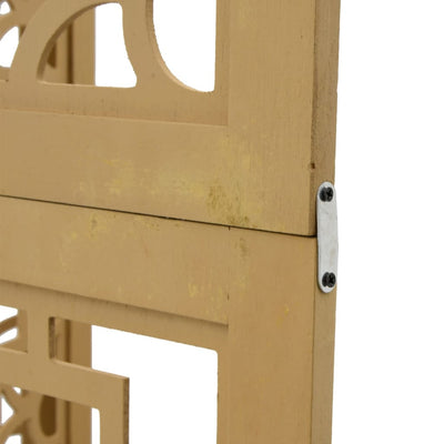 Ruskea paneelinen tilanjakaja Golei 3- (keisaripuu)