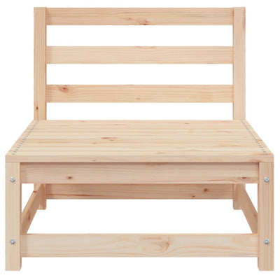 Käsinojaton puutarhansohva 2 kpl 70x70x67 cm täysi mänty