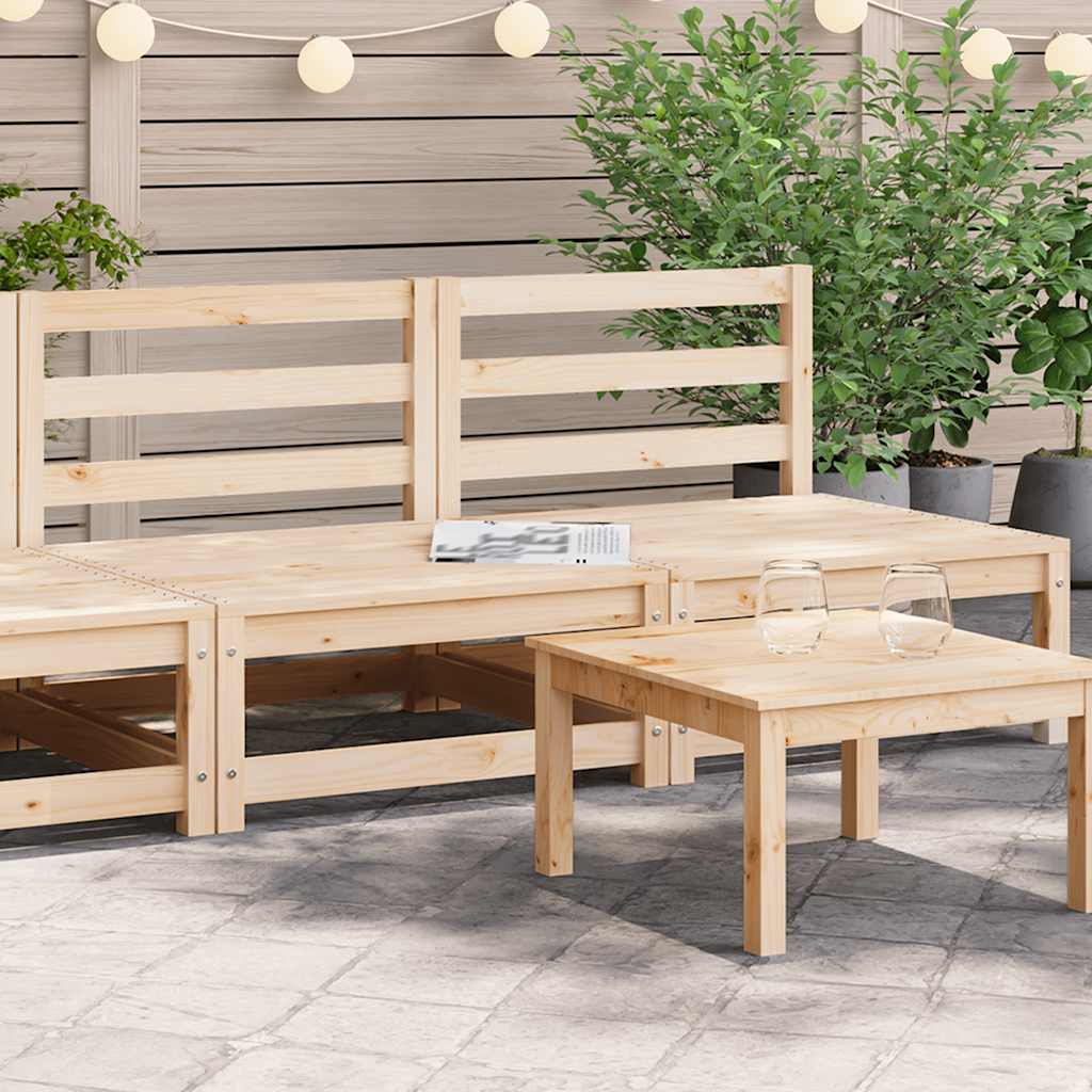 Käsinojaton puutarhansohva Bernedete 70x70x67cm (2 kpl, mänty)