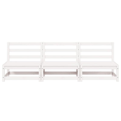 Käsinojaton puutarhansohva Bernedete 70x70x67cm (3 kpl, mänty)