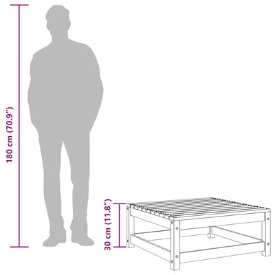 Puutarharahi Bernedete 70x70x30cm (douglaskuusi)