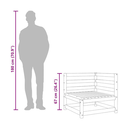 Puutarhasohva Ioava (3-istuttava, douglaskuusi)